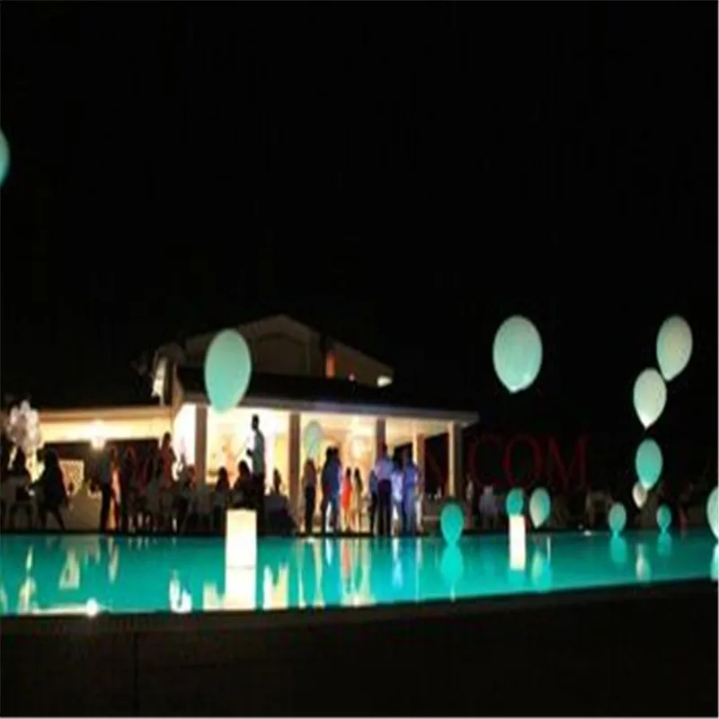 12 шт./лот миниатюрные Водонепроницаемые светодиодные воздушные шары для