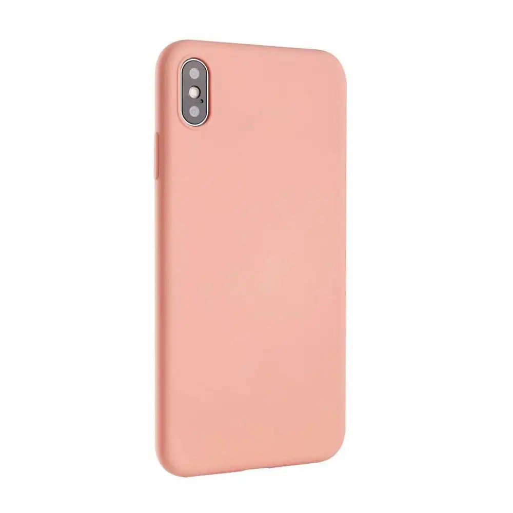 Pink Роскошный ТПУ цветной чехол для телефона для iPhone 11 Pro 8 Plus 7 6 6S X XS Max XR противоударный матовый Мягкий силиконовый чехол-накладка - Цвет: Pink