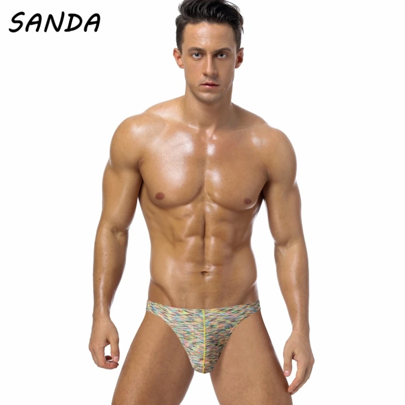 Fashion Sexy Men Underwear Briefs Male Stripe Convex Pants Jockstrap Penis Pouch Cotton Cueca Gay Dropshipping |