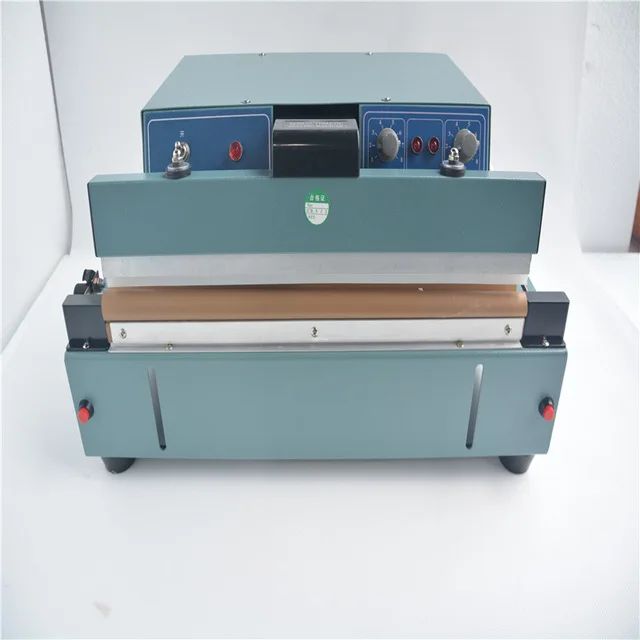 baratas Tipo De Tabela Automática Sealer, Banda De Desktop Máquina De Selagem, Máquina De Papel Kraft/saco De Filme Plástico De Alumínio Aferidor Do Impulso, 220 V/850 W