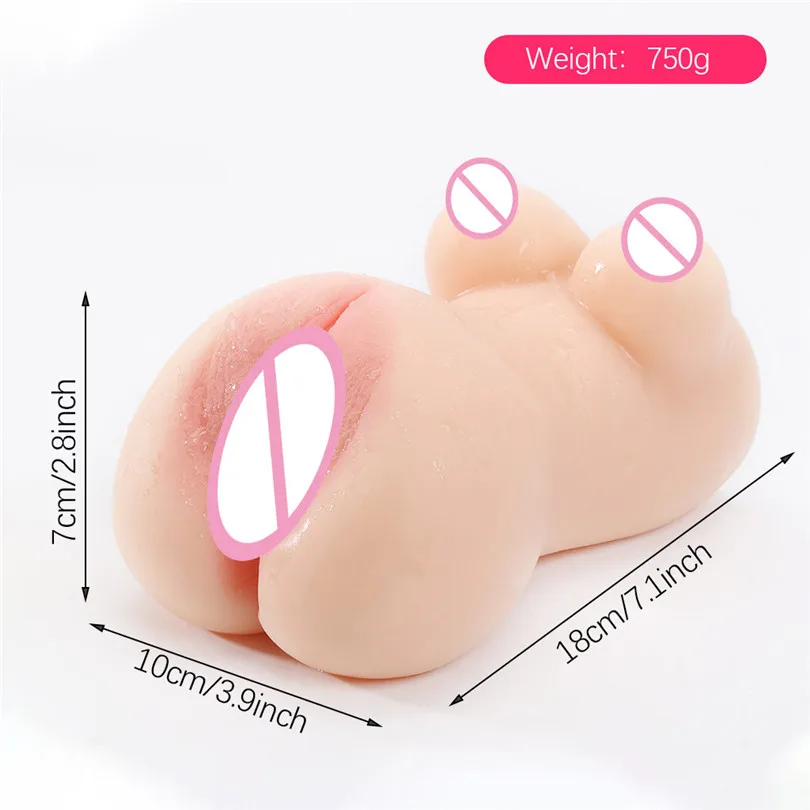 Lifelike Vagina Masturbators Pocket Pussy Male Strokers Masturbator Mini Doll Sex Toys For Men Body massager #4JY18 | Красота и