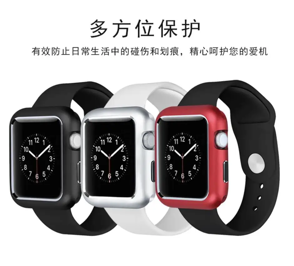 Новый чехол из алюминиевого сплава для Apple Watch band Series 3/2/1 38 42 мм iwatch cover series4 40 44