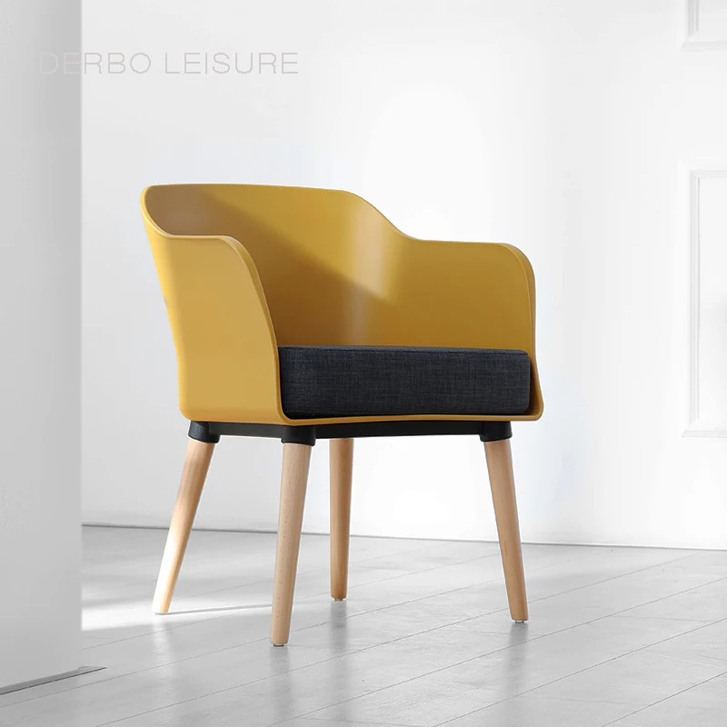 Классическое современное дизайнерское модное пластиковое сиденье | Обеденные стулья -32922414457