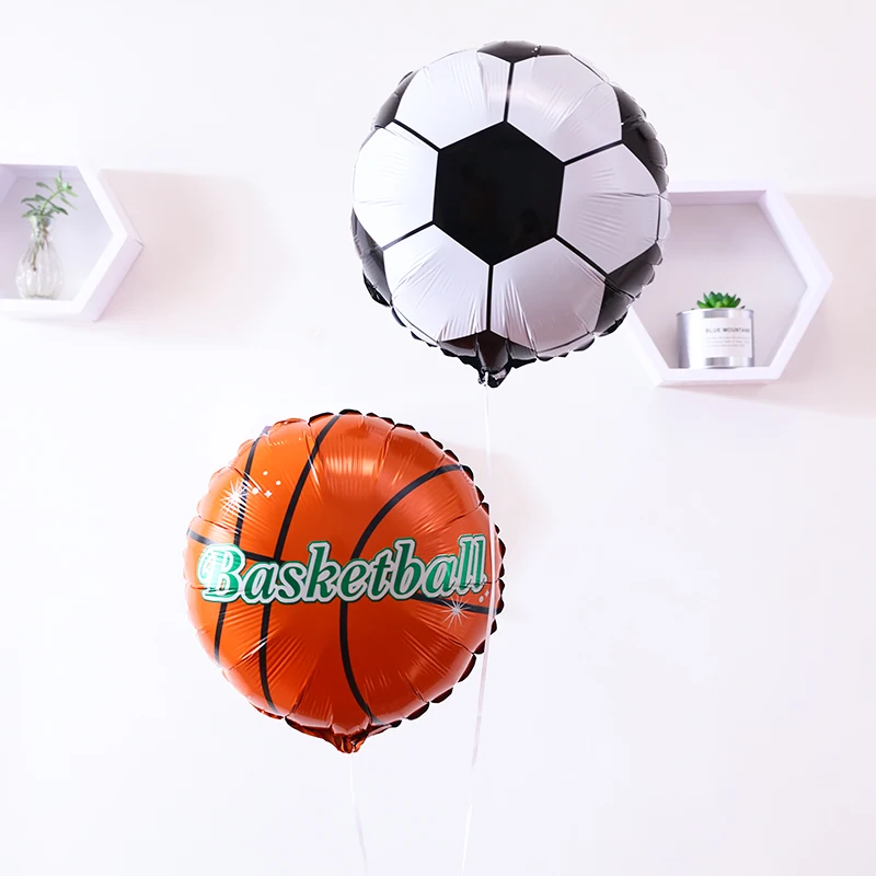 18 дюймов globos cumpleanos infantiles баскетбольный мяч футбольный чемпионат мира шар форма