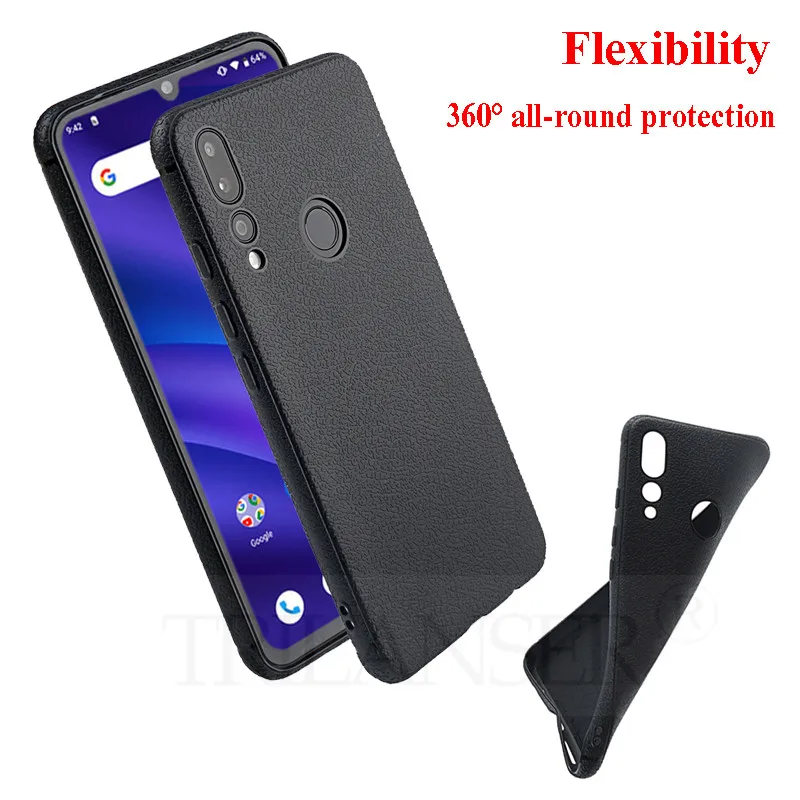 TRILANSER стекло + чехол для Umidigi A5 Pro Case Мягкий силиконовый A 5 задняя на A5Pro кейсБыстрая