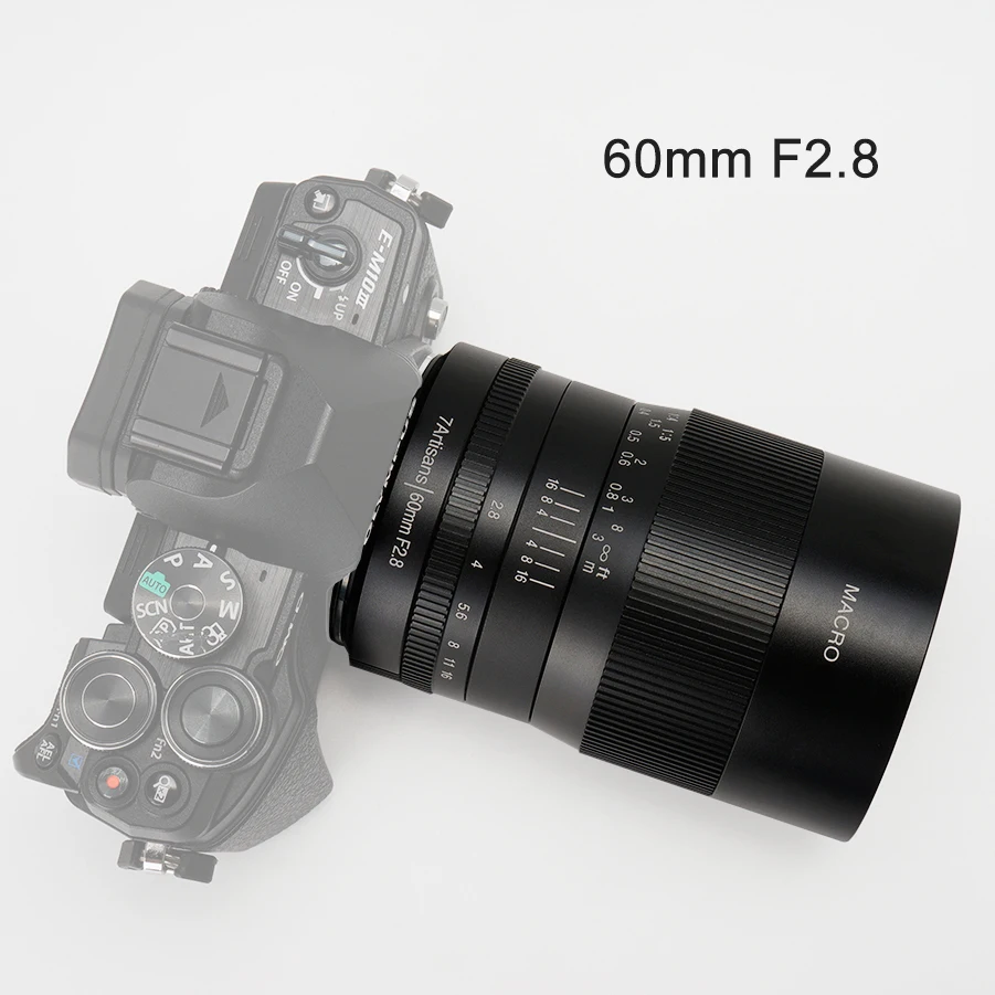 7 макро-объектив 60 мм F2.8 APS-C Для беззеркальных камер Canon EOS R EOSM NIKON Z mount z6 z7 Fuji M43