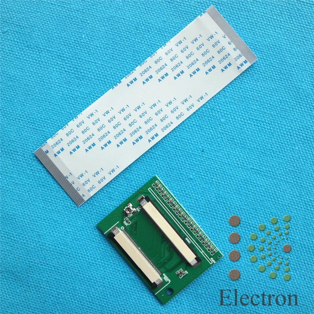 60 Pin до 50 ZIF 0 5 мм TTL разъем адаптер для ЖК-дисплея HSD070IDW1 HSD080IDW1 | Компьютеры и офис