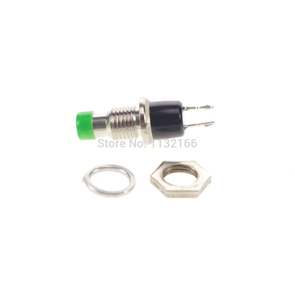 7 мм отверстие зеленый без 2Pin SPST Мгновенный кнопочный переключатель|switch switch|switch