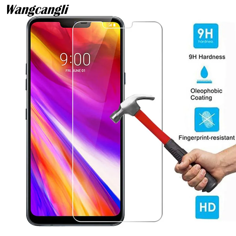Wangcangli 2.5D Экран протектор для LG G7 закаленное Стекло с уровнем твердости 9 H сотовый