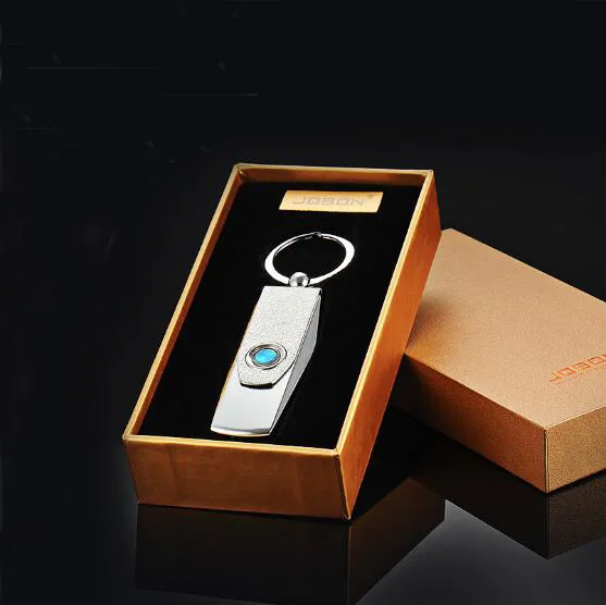 Многофункциональная перезаряжаемая USB зажигалка Jobon брелок Электронная