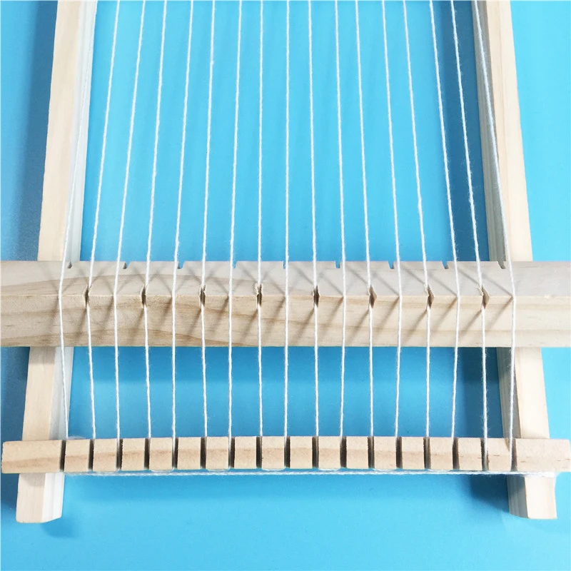 

Traditional Weaving Loom Wooden Kids Adult Toy Craft Educational Tool Wood Weaving Frame Pixel Knitting Machine Christmas Gift