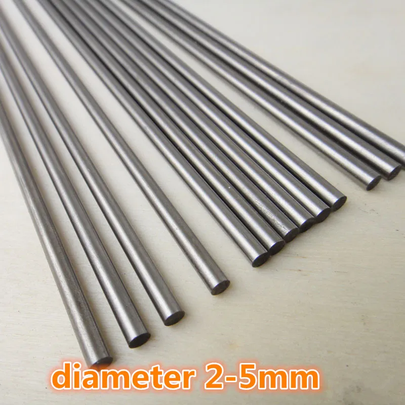 

1pc J300 DIY Model Car Shaft Diameter 2-5mm Length 200/250mm High Hardness Steel Axle Free Shipping Russia