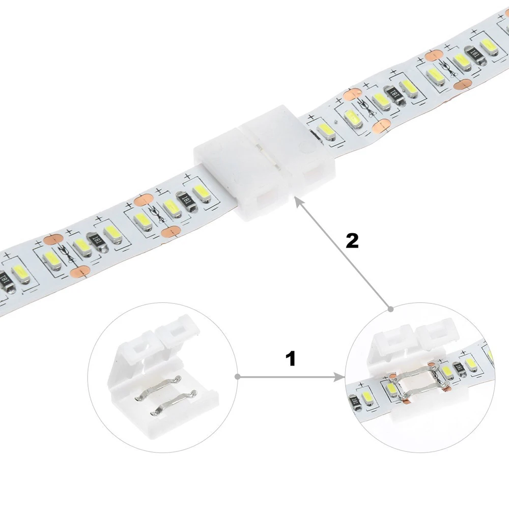 2pin 3pin 4pin 5pin 6pin бесплатно сварочный Зажим Разъемы для 5050 3528 rgb rgbw RGB + CCT WS2812b