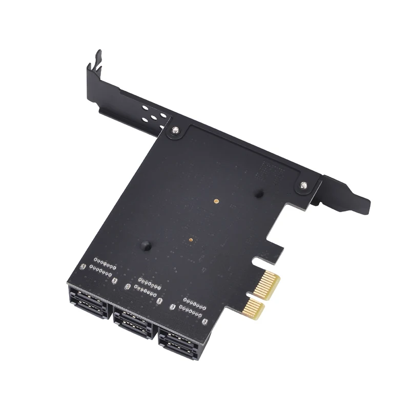 Новая плата расширения PCI E/PCIE SATA Express 3 PCIE на 0 6 портовая карта SATA3 X1 с