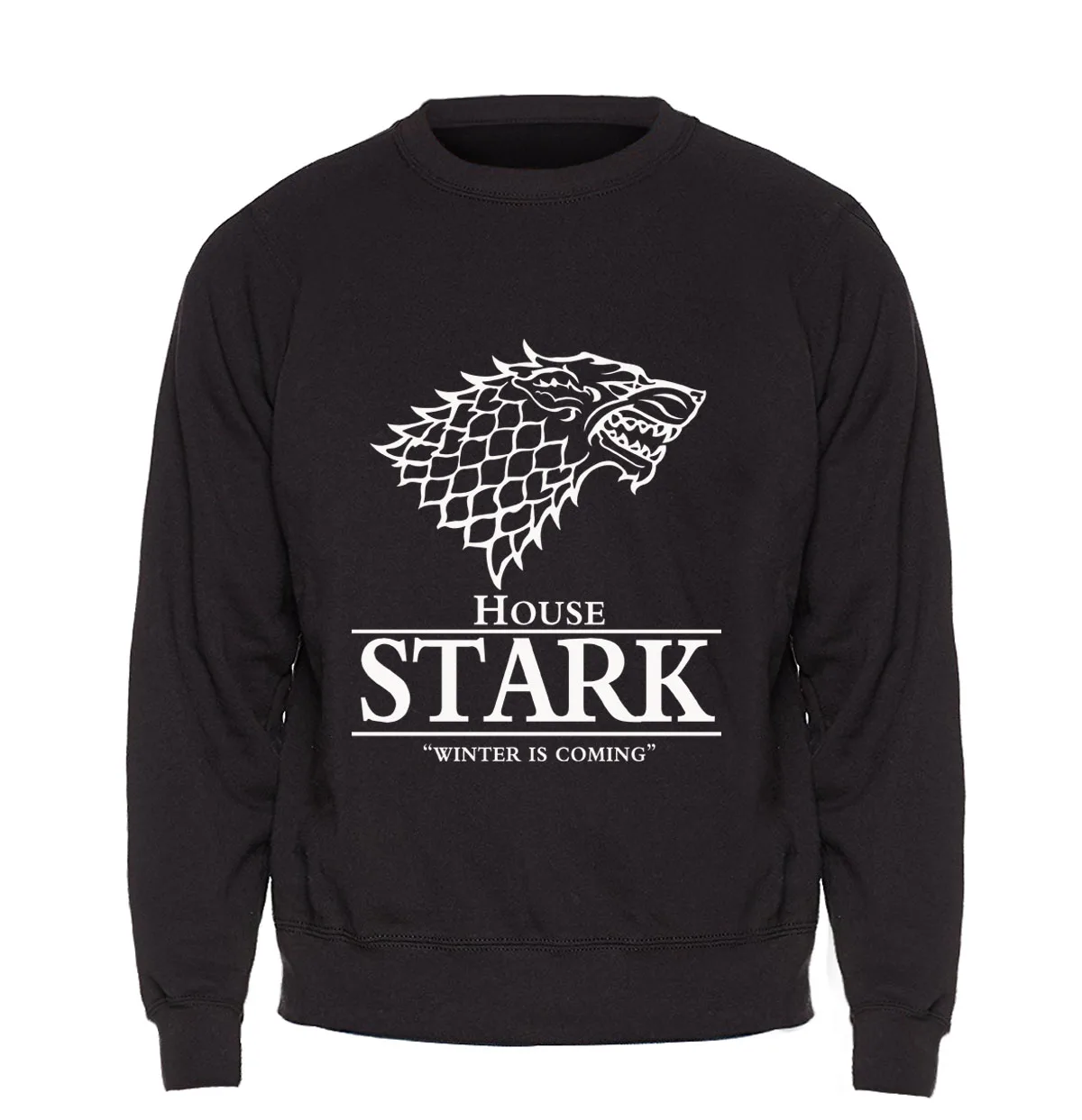 Игра престолов Толстовка Для мужчин дом Толстовка STARK Футболка с принтом «Песнь Льда и пламени», с круглым воротником и красным черепом флис теплый волк уличная Для мужчин s - Цвет: Black