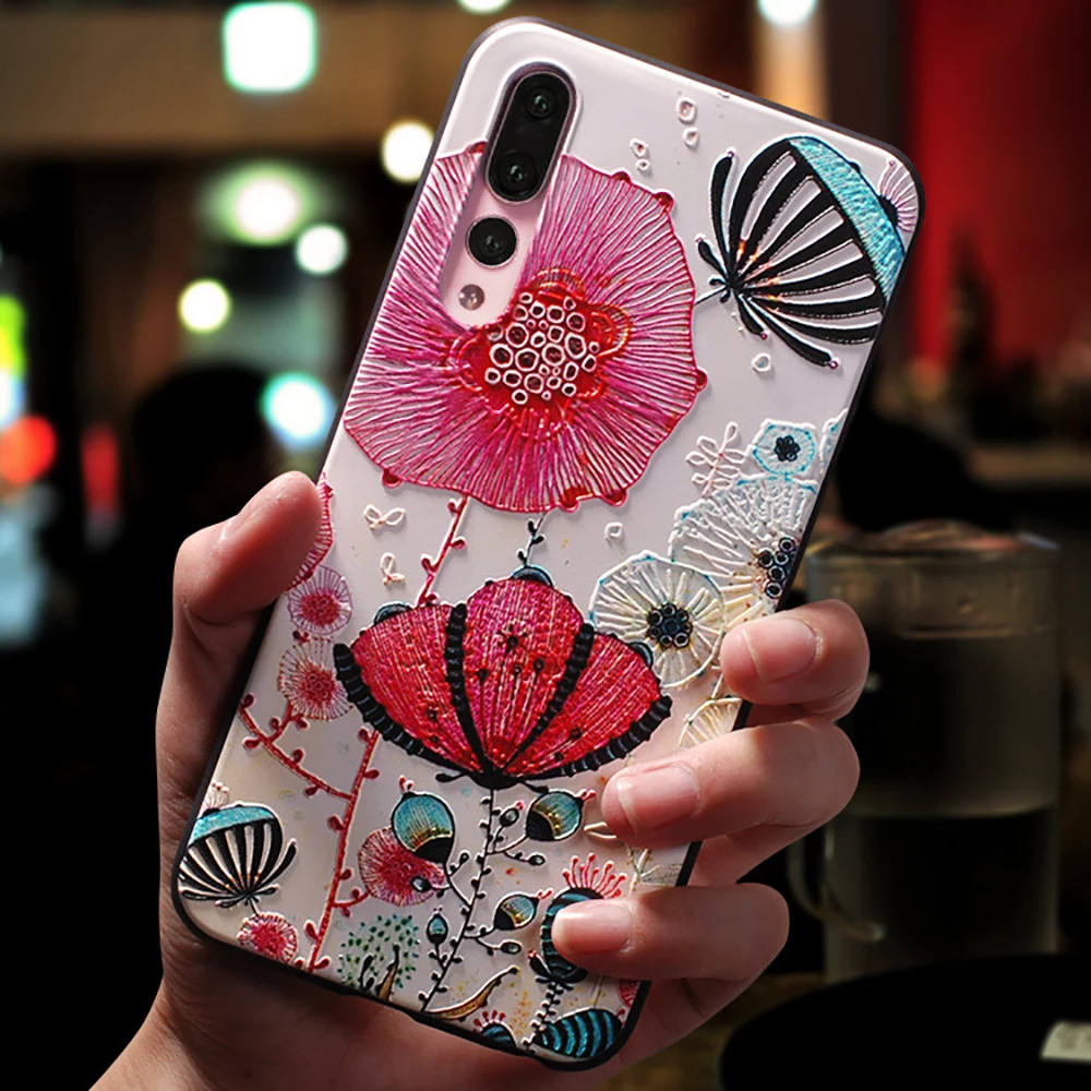 Милый мультяшный чехол для телефона Huawei P20 P10 P9 Lite Pro ультратонкие чехлы из ТПУ Honor 8