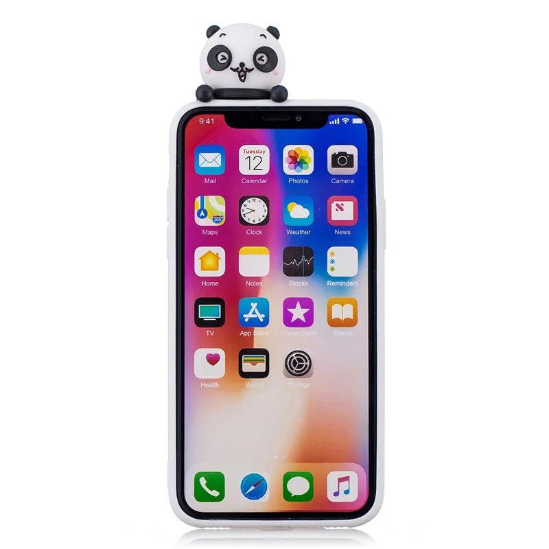 Чехлы для телефонов СПС Fundas iphone 8 Чехол Мягкий ТПУ, конфетный цвет мультфильм задняя крышка для Coque iphone 7 8 6 6 S Plus 5 5S SE X 10 чехол