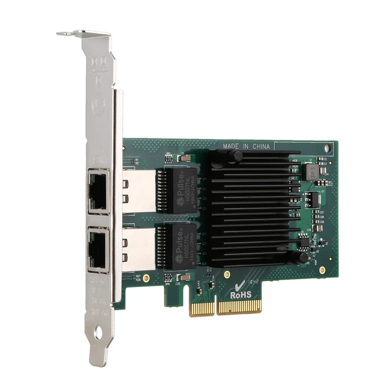 Сетевая карта для PCIe X4 Intel I350 AM2 двойная гигабитная сетевая карта|Сетевые карты| |