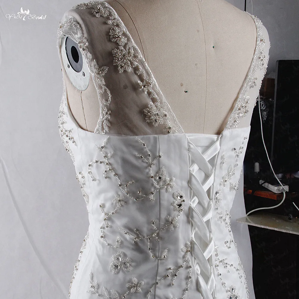 RSW1374 Yiaibridal настоящая работа фотографии лодок с вырезом Русалочки кружевное