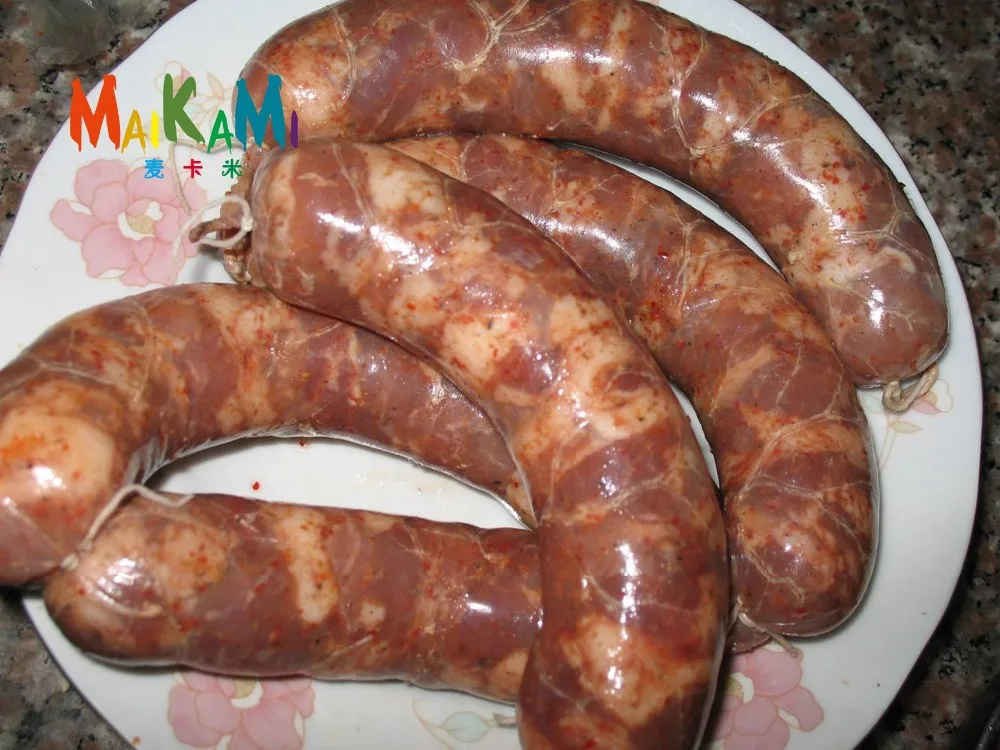 MAIKAMI ручная колбасная машина для наполнителя мяса + 14 м * 36 мм сухая коллагеновая