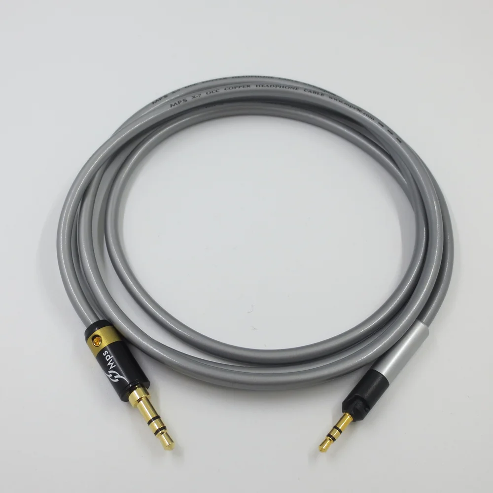 ZSFS X 7 HiFi 5N OCC + Позолоченный штекер 24K 3 5 мм 2 для HD595 HD598 HD558 HD518 M50X M40X аудиокабель