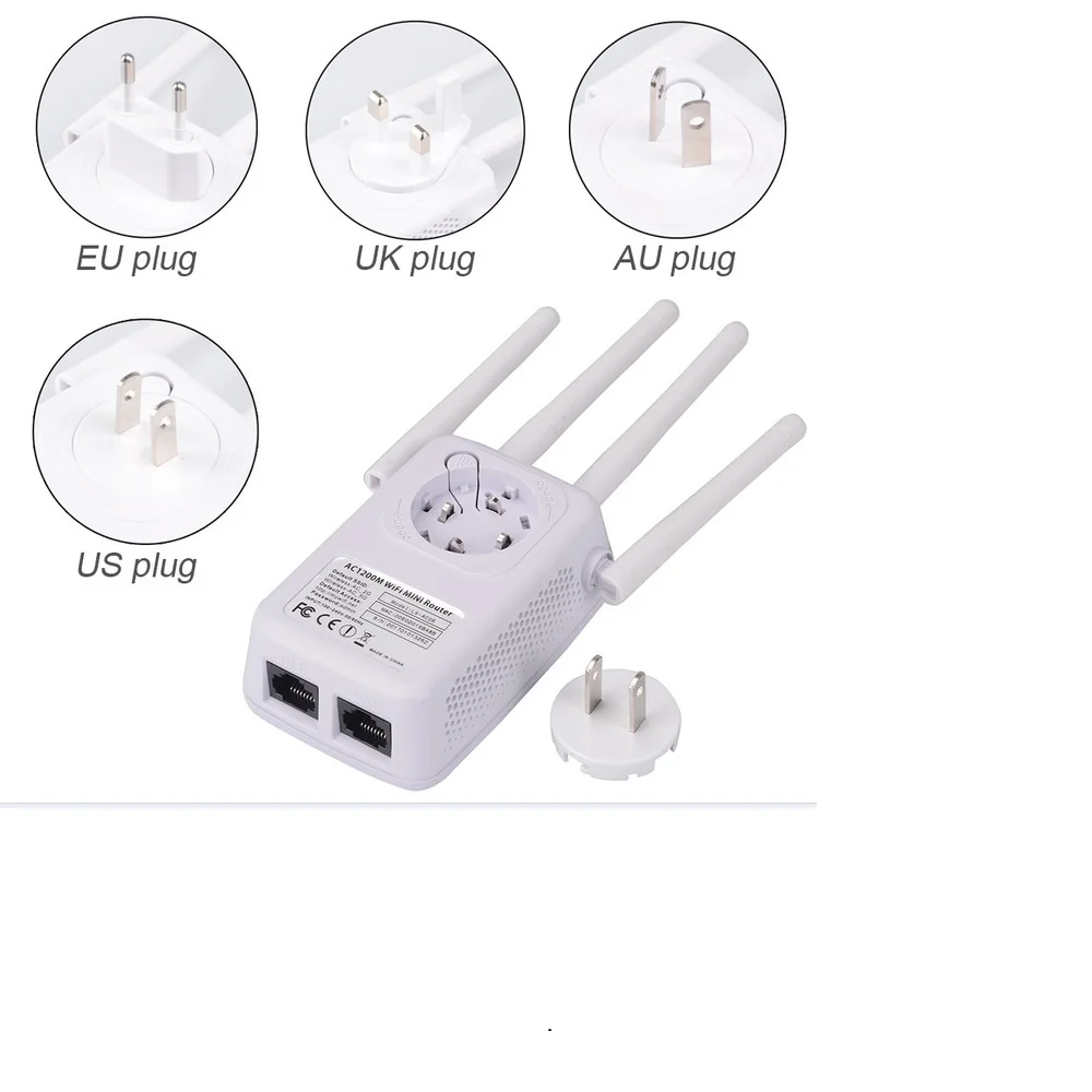 Усилитель сигнала Wi Fi PIXLINK AC1200 1200 Мбит/с маршрутизатор/точка доступа беспроводной