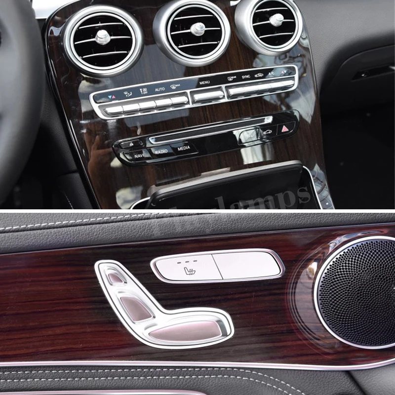 Прозрачная рекламная пленка из ТПУ для Mercedes Benz C Class C200 C260 C300 C180 стикер центральной