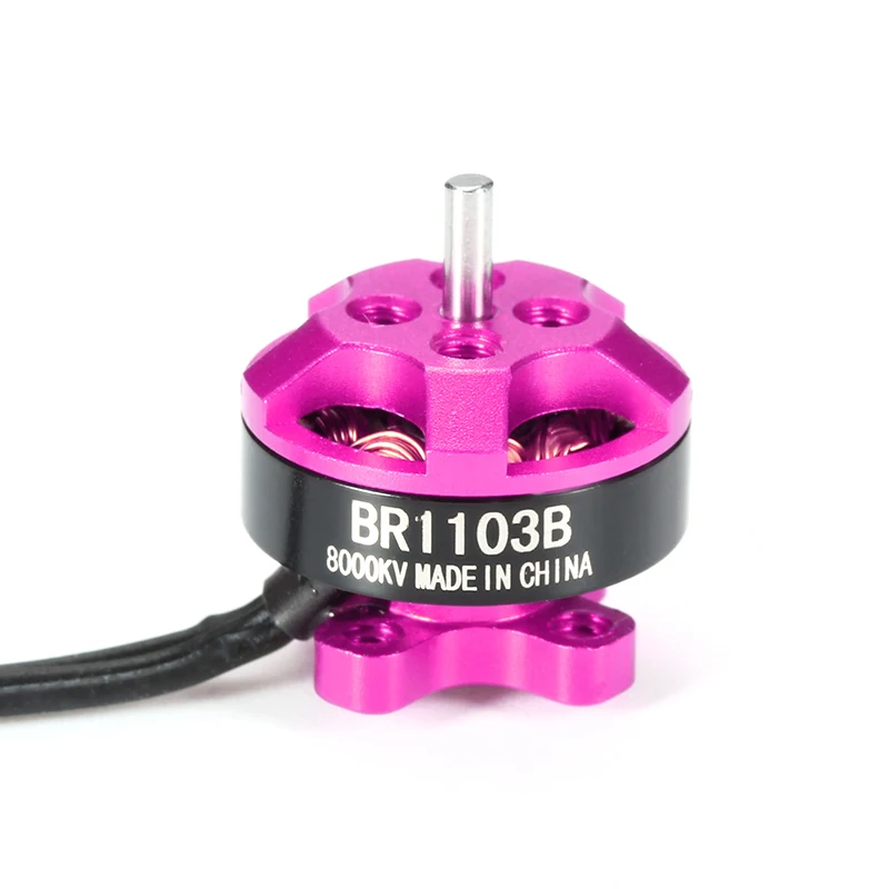 Высокое качество Racerstar Racing Edition 1103 BR1103B 8000KV 10000KV 1-3S бесщеточный мотор розовый для 50