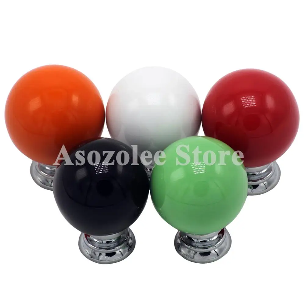 Candy Color Ceramic Cabinet Door Handles Kitchen Cupboard Round Knobs Furniture Dresser Drawer Pulls | Обустройство дома