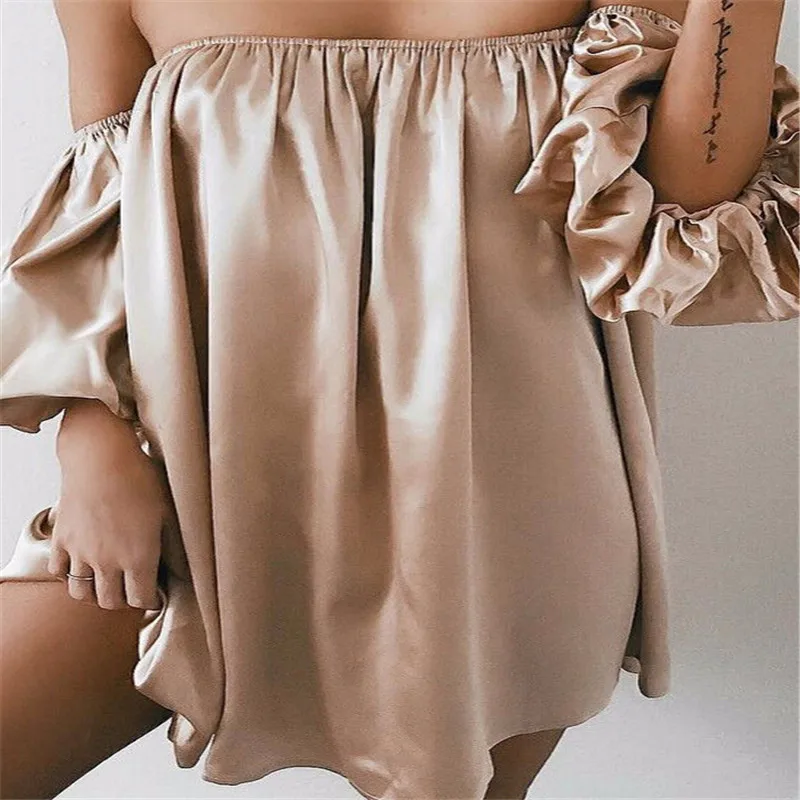 Женские Новые однотонные летние футболки с длинными рукавами Повседневные