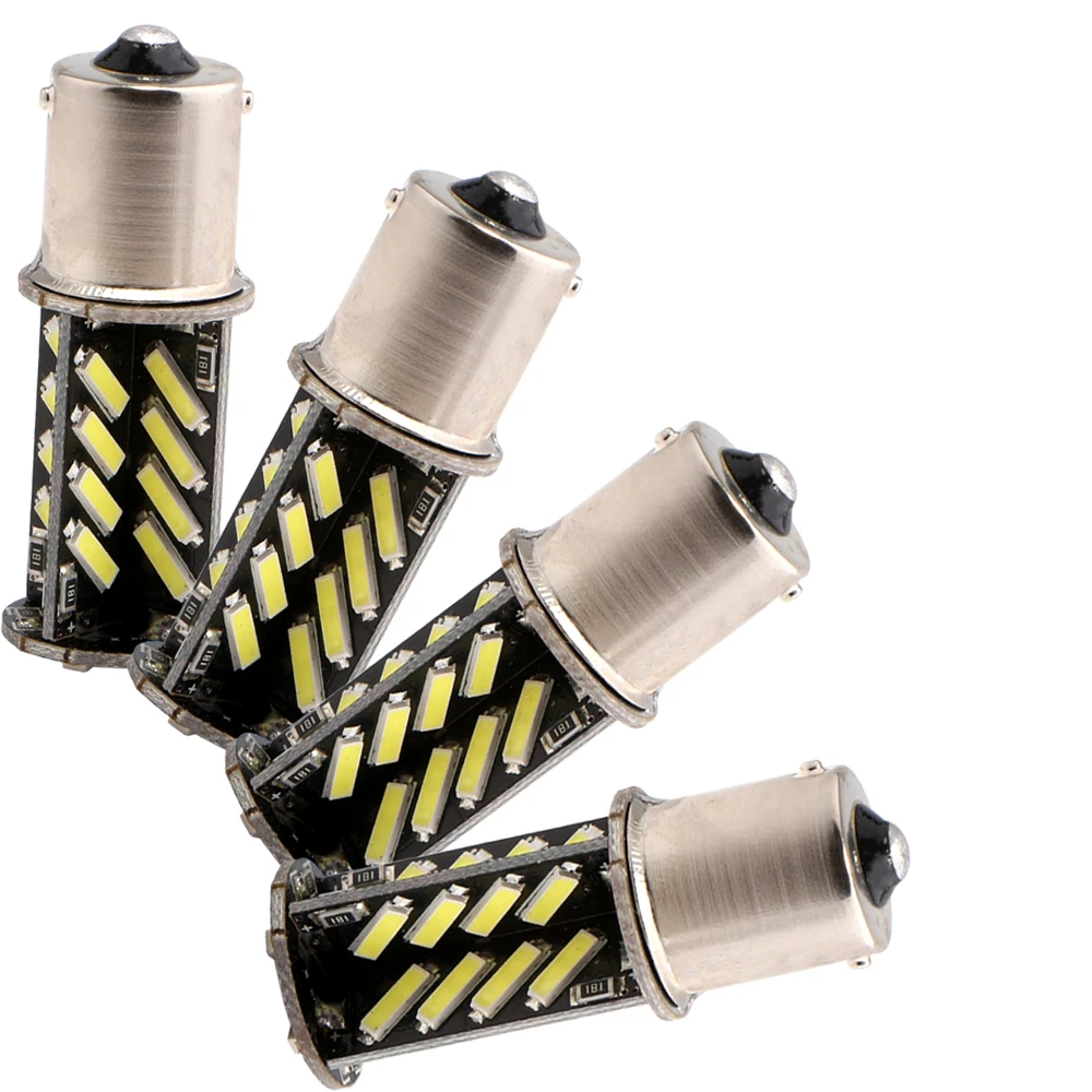 Супер яркий! 100 шт. 7014 38 SMD светодиодный 1156 BA15S 1157 BAY15D 3156 3157 7440 7443 Автомобильный