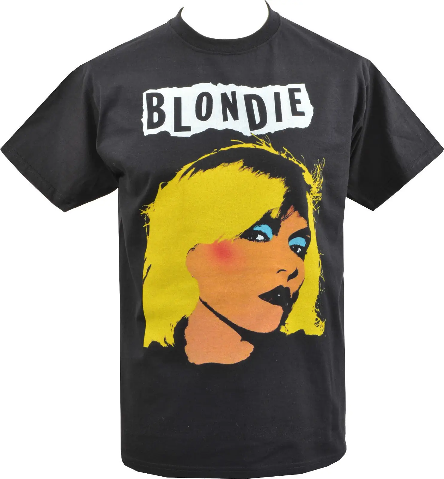 Мужская черная футболка BLONDIE DEBBIE HARRY NEW WAVE в американском стиле панк CBGB ATOMIC S