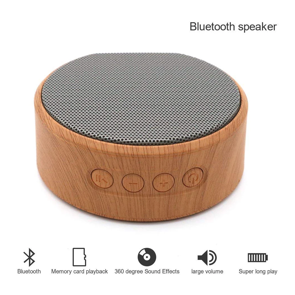 DOOLNNG древесины беспроводной Bluetooth динамик открытый мини сабвуфер Поддержка TF