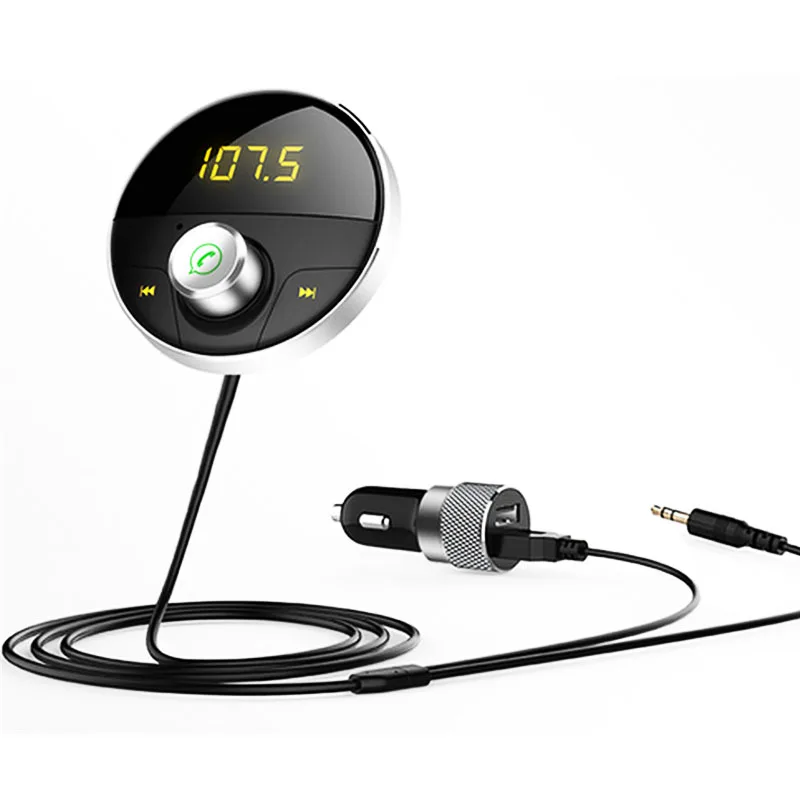 Автомобильный MP3 плеер с разъемом 3 5 мм Bluetooth AUX Handsfree Kit беспроводной fm трансмиттер