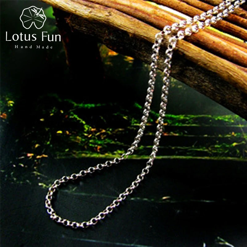 Lotus Fun Реальные Стерлингового Серебра 925 Ювелирных Украшений Ручной Работы