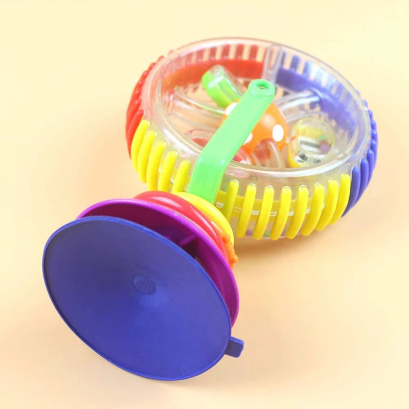 

Baby Rotating Ferris Wheel Baby Rattle Toys for Children Ferris Wheel Play Kids Educational Baby 0-12 Months with Suction Base