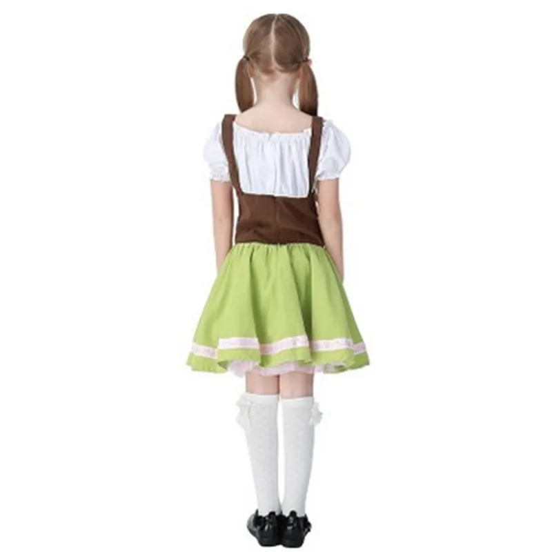

S-XL Halloween Maid Costumes For Girls Children Oktoberfest Cosplays Purim Christmas Carnival stage show Masquerade party dress