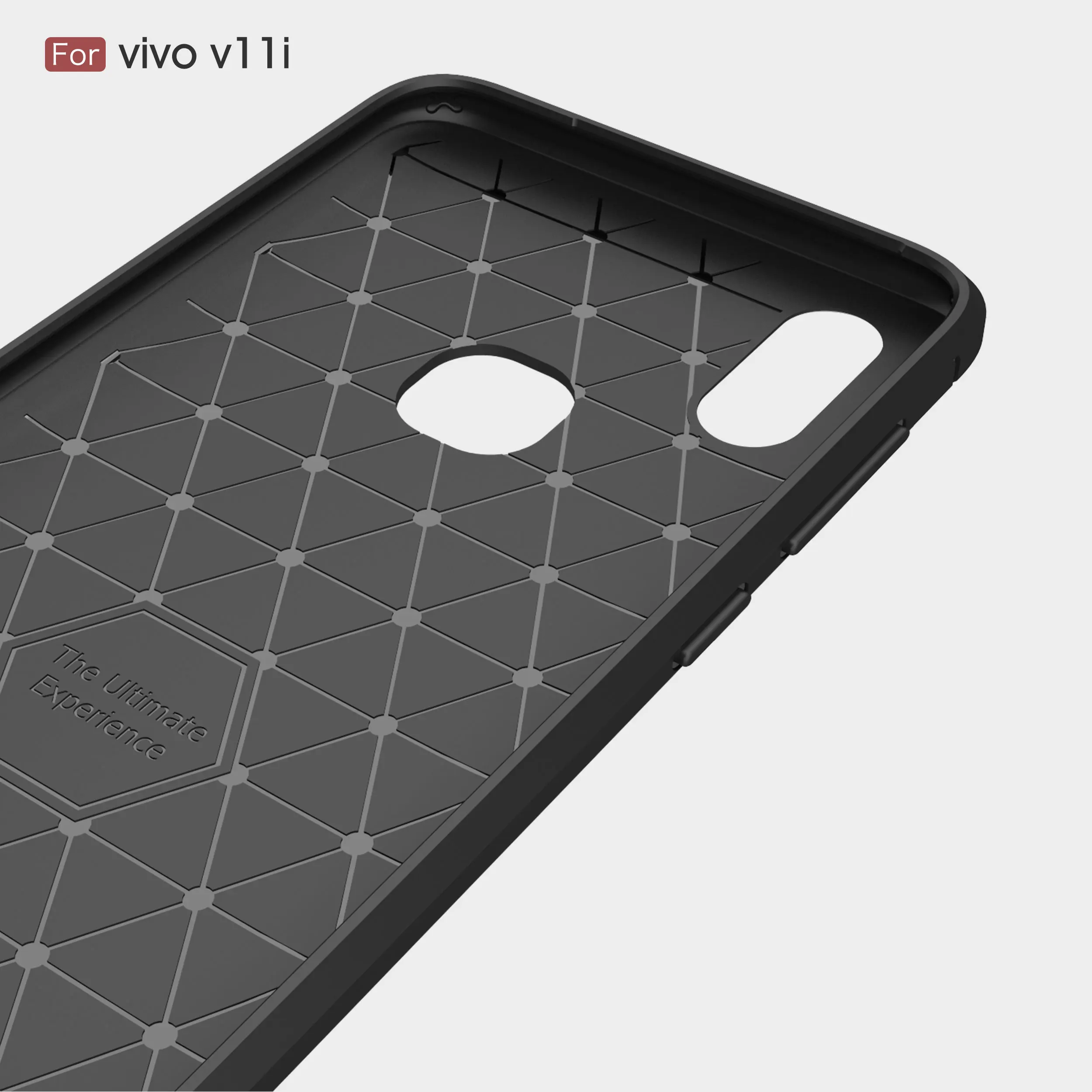 BSNOVT For Vivo V11i Case V 11 i Cover Shockproof Silicone Brushed Bumper Back Phone Fundas 6.3&quot |