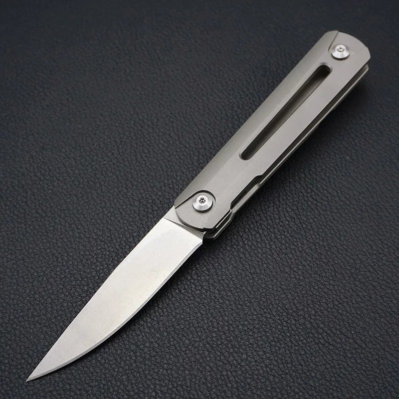 Новинка Zebra MS2 карманный складной нож шариковый подшипник Флиппер s35vn лезвие титановая ручка для кемпинга выживания Спасательные Ножи EDC инструменты