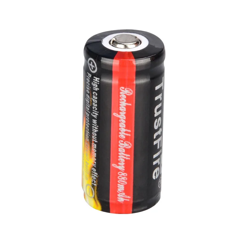 2 шт./лот 3 7 V 880mAh 16340 CR123A батарея высокой емкости литий ионная литиевая для