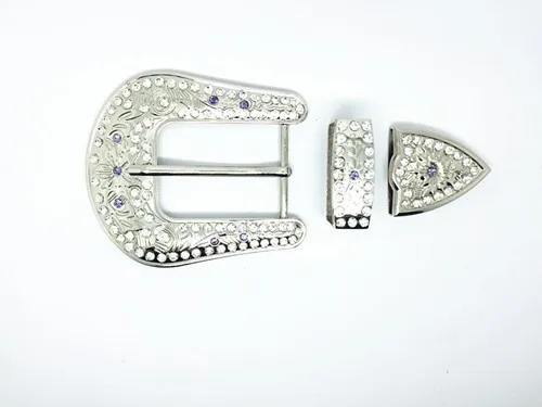 Аксессуары для ремня Cowboy diamond из сплава универсальная пряжка трех частей|belt