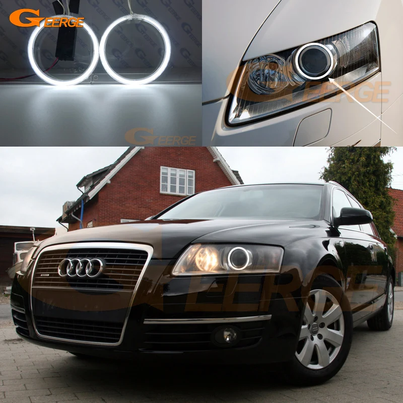 Для Audi A6 S6 RS6 2005 2006 2007 2008 ксенон отличное ангельские глазки Ультра яркое освещение CCFL ангельские глазки комплект