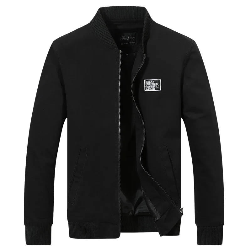 Новый 2018 куртка Мужская модная кожаная для Slim Fit одежда на весну осень мужские