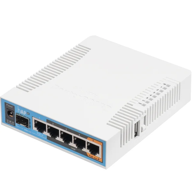 

MikroTik RB962UiGS-5HacT2HnT hAP AC RouterBoard Triple Chain Access Point 802.11ac 2.4G&5G 1200Mbps