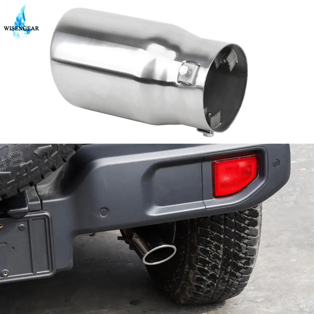 Выхлопная труба из нержавеющей стали WISENGEAR для Jeep Wrangler JK 2007 2018|Шумоглушители| |