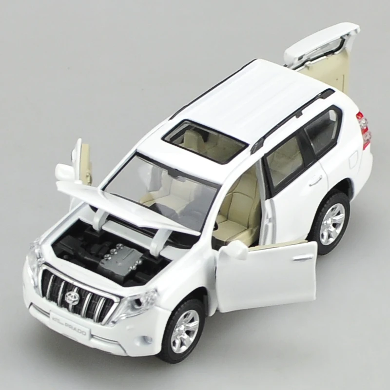 Высокая моделирования суперкар 1:32 Масштаб сплава отступить Toyota властная Prado