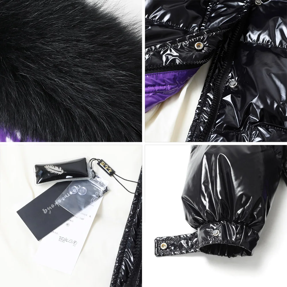 Maomaokong 2018 new Detachable raccoon fur collar down jacket Warm coat thick in winter | Женская одежда