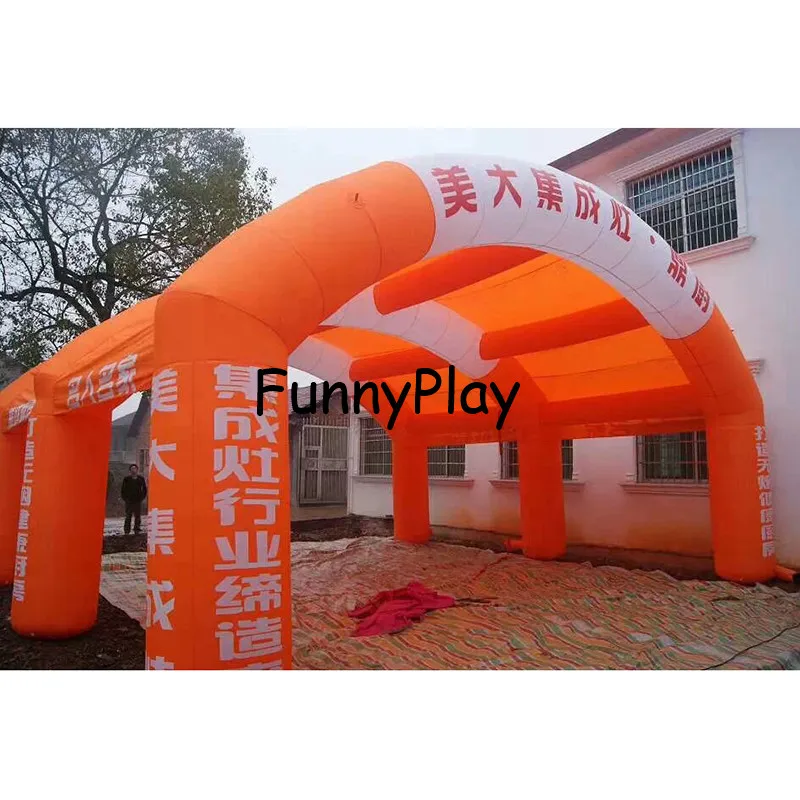 Inflatable Stage Arch Tent camping Poplar custom arches 210D Oxford arched Single Layer Portable | Спорт и развлечения