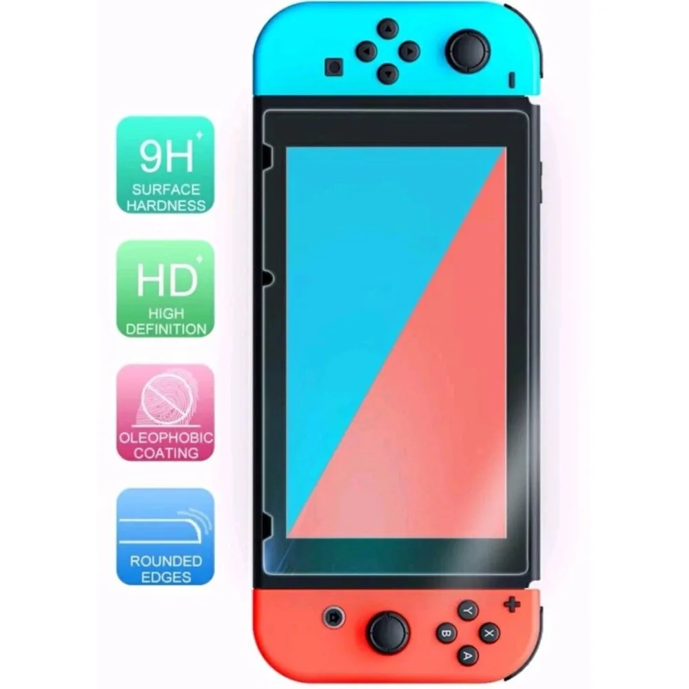 9H закаленное стекло Full HD для видеоигр Защитная пленка Nintendo Switch NS
