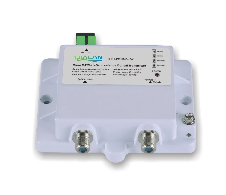 FTTH CATV + STA IF микро оптический передатчик Φ 47 2150MHz 1310nm один режим 12V DC